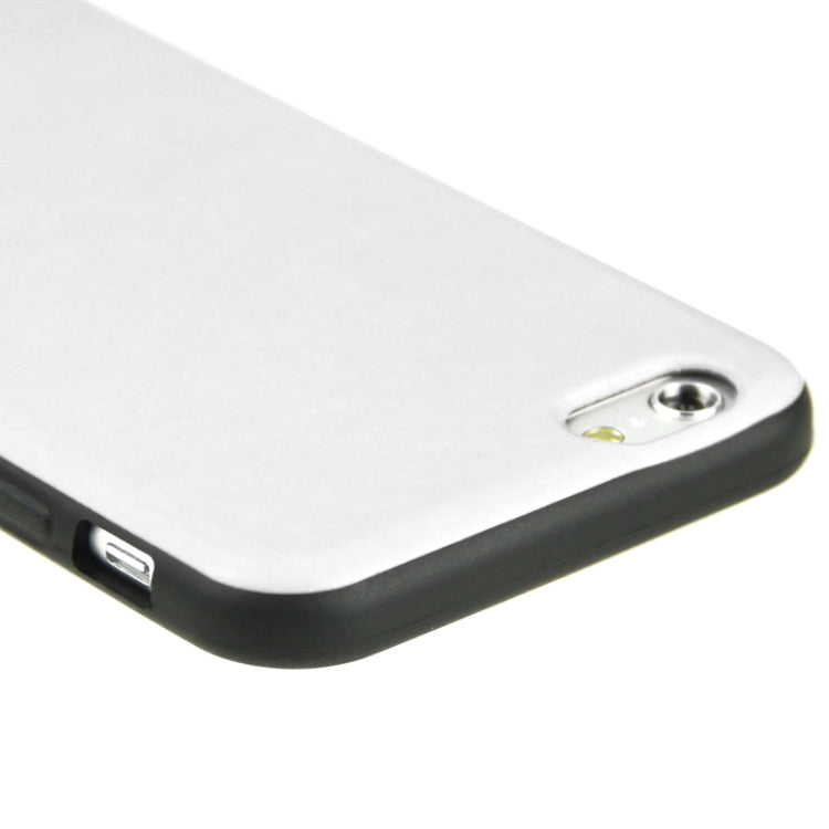 Crazy Horse Texture Leather Skinning Silicone Case for iPhone 6 Plus