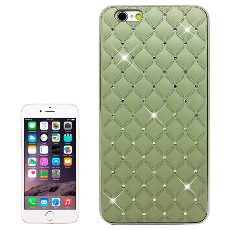 Bling Diamond Stars Plating Skinning Plastic Case for iPhone 6 Plus & 6S Plus