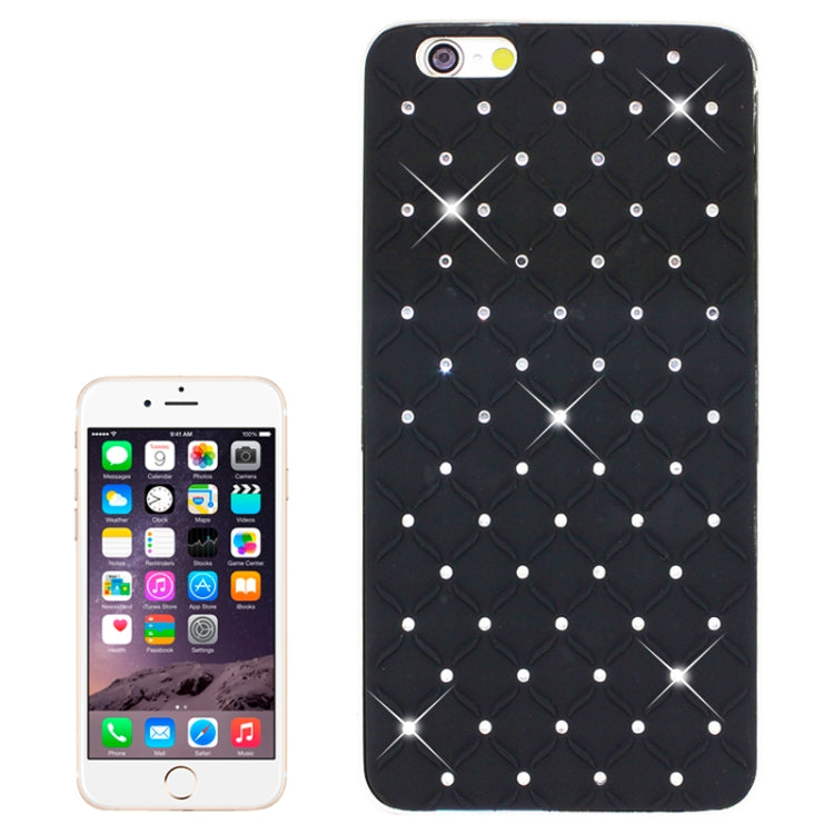 Bling Diamond Stars Plating Skinning Plastic Case for iPhone 6 Plus & 6S Plus