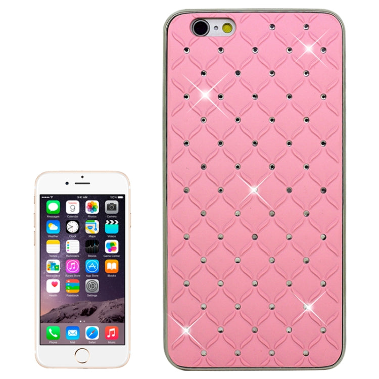 Bling Diamond Stars Plating Skinning Plastic Case for iPhone 6 Plus & 6S Plus