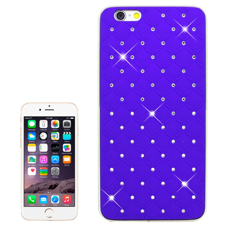 Bling Diamond Stars Plating Skinning Plastic Case for iPhone 6 Plus & 6S Plus