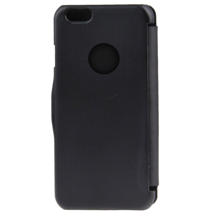 Brush Texture Horizontal Flip Magnetic Button Leather Case for iPhone 6 Plus & 6S Plus