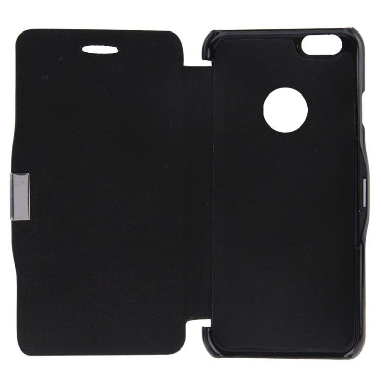 Brush Texture Horizontal Flip Magnetic Button Leather Case for iPhone 6 Plus & 6S Plus