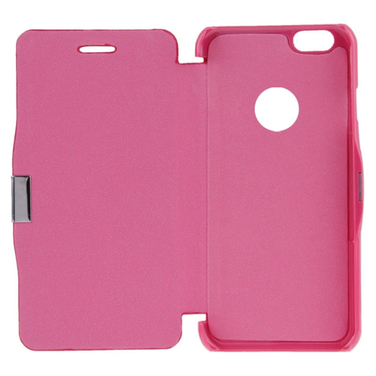 Brush Texture Horizontal Flip Magnetic Button Leather Case for iPhone 6 Plus & 6S Plus