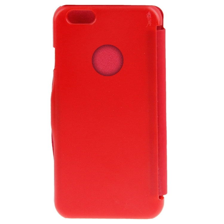Brush Texture Horizontal Flip Magnetic Button Leather Case for iPhone 6 Plus & 6S Plus