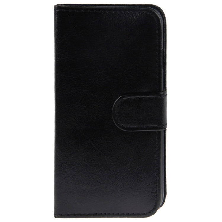 Sheepskin Texture Horizontal Flip Magnetic Button Leather Case with Card Slot & Holder for iPhone 6 Plus & 6S Plus(Black)