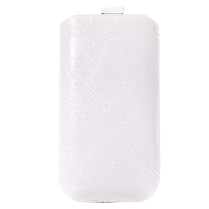 Shiny Coating Sheepskin Vertical Style Soft Leather Case Pocket Pouch Sleeve Bag with Pull Up Tab for iPhone 6 Plus & 6S Plus, Galaxy Note 5 / Note 4 / Note 3