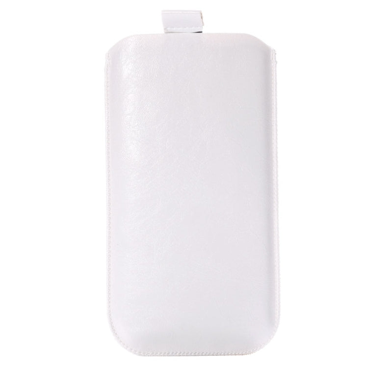 Shiny Coating Sheepskin Vertical Style Soft Leather Case Pocket Pouch Sleeve Bag with Pull Up Tab for iPhone 6 Plus & 6S Plus, Galaxy Note 5 / Note 4 / Note 3