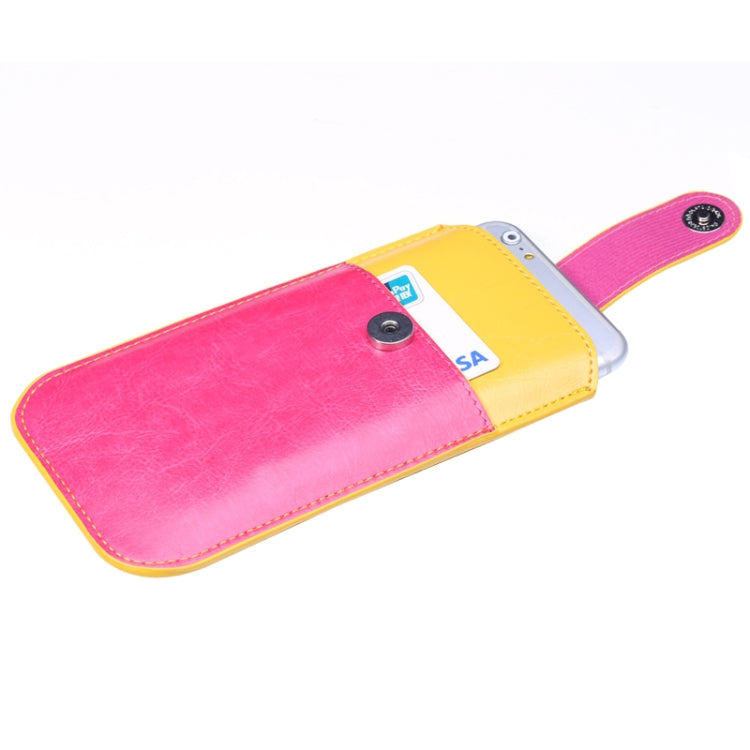 Universal Crazy Horse Texture Leather Case with Fullscreen Touch & Card Slots for iPhone 6 Plus & 6S Plus, iPhone 6S Plus, Galaxy S6 edge Plus / A8 / Note 5 / Note 4, HTC Desire 820 / 816