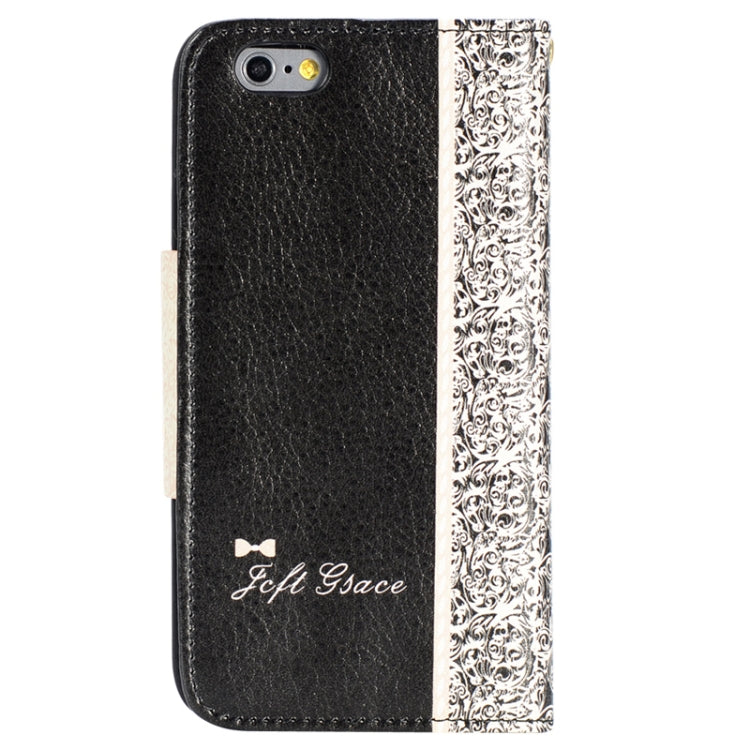 Bowknot Wallet Style Leather Case with Chain and Card Slots for iPhone 6 Plus & 6S Plus