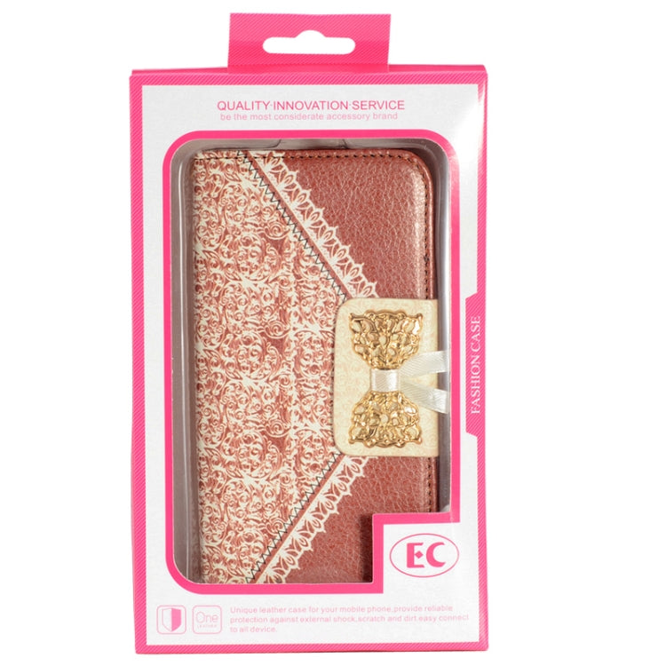 Bowknot Wallet Style Leather Case with Chain and Card Slots for iPhone 6 Plus & 6S Plus