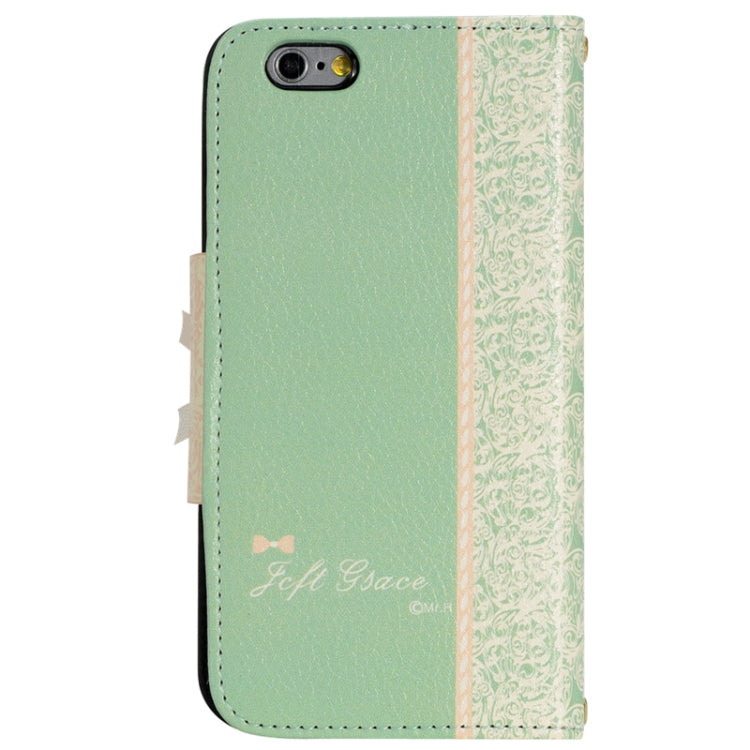 Bowknot Wallet Style Leather Case with Chain and Card Slots for iPhone 6 Plus & 6S Plus