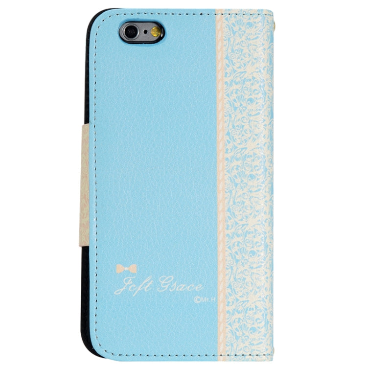 Bowknot Wallet Style Leather Case with Chain and Card Slots for iPhone 6 Plus & 6S Plus