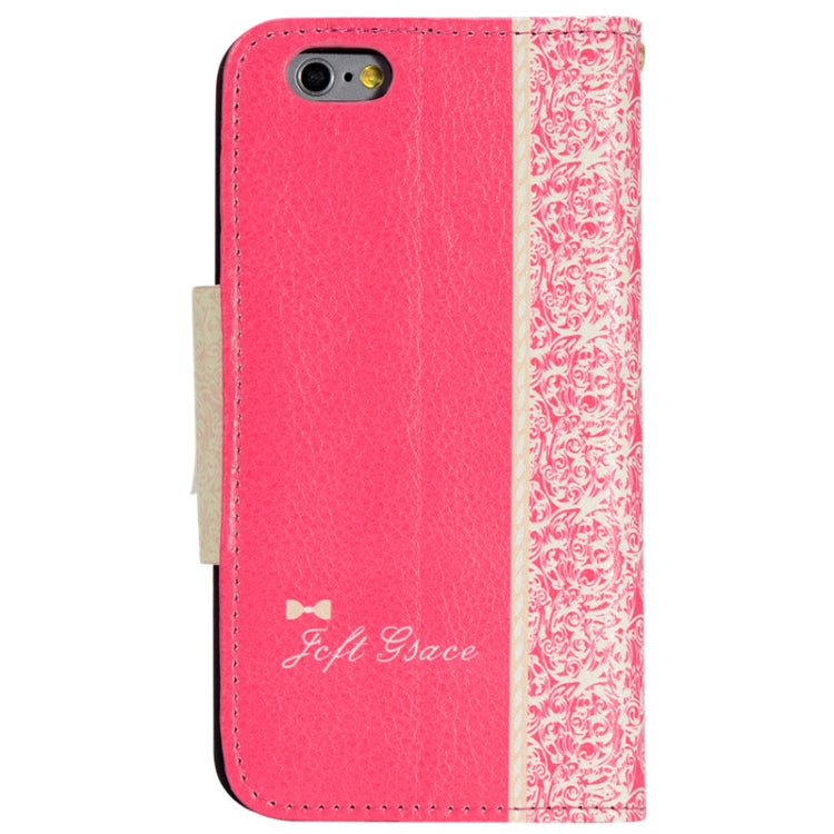 Bowknot Wallet Style Leather Case with Chain and Card Slots for iPhone 6 Plus & 6S Plus