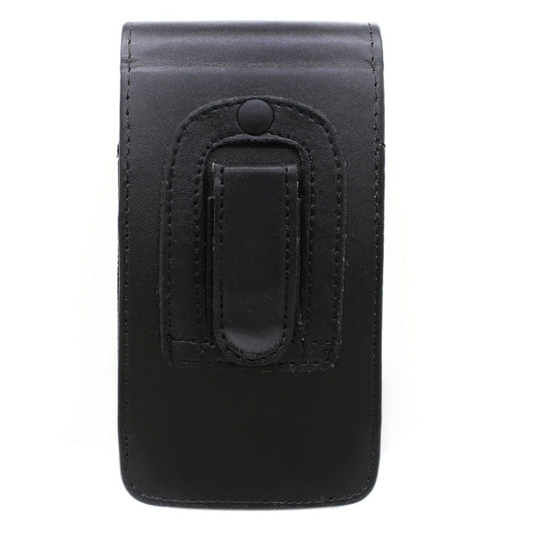 Universal Vertical Style Leather Case with Belt Clip for iPhone 6 Plus & 6S Plus / Galaxy Note 4 / Note 3(Black)