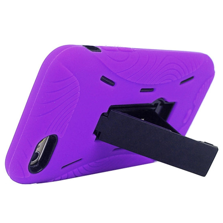 3 in 1 Detachable Shockproof Silicone&Plastic + Screen Protector Hard Case with Holder for iPhone 6 Plus & 6S Plus