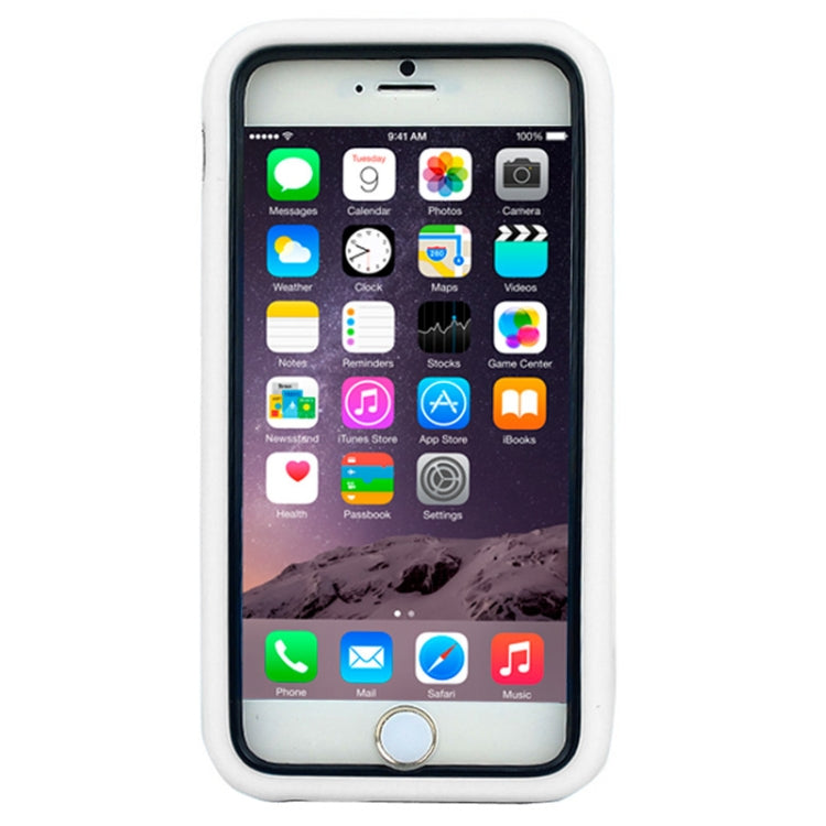 3 in 1 Detachable Shockproof Silicone&Plastic + Screen Protector Hard Case with Holder for iPhone 6 Plus & 6S Plus