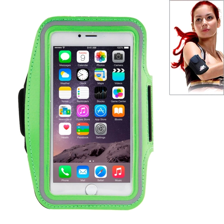 Sport Armband Case with Earphone Hole and Key Pocket for iPhone 6 Plus