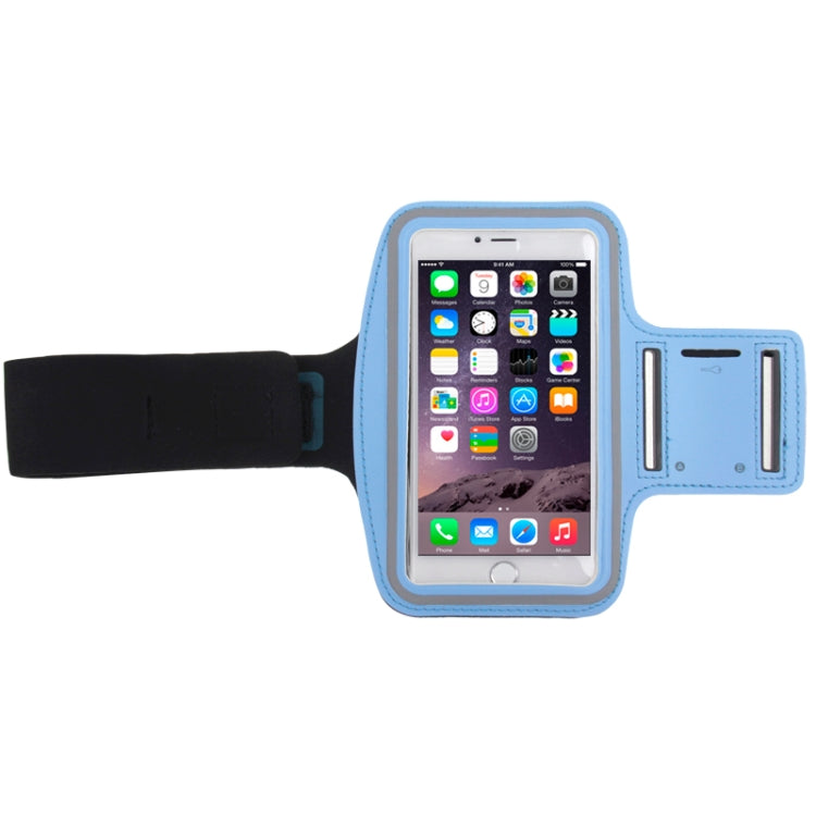 Sport Armband Case with Earphone Hole and Key Pocket for iPhone 6 Plus