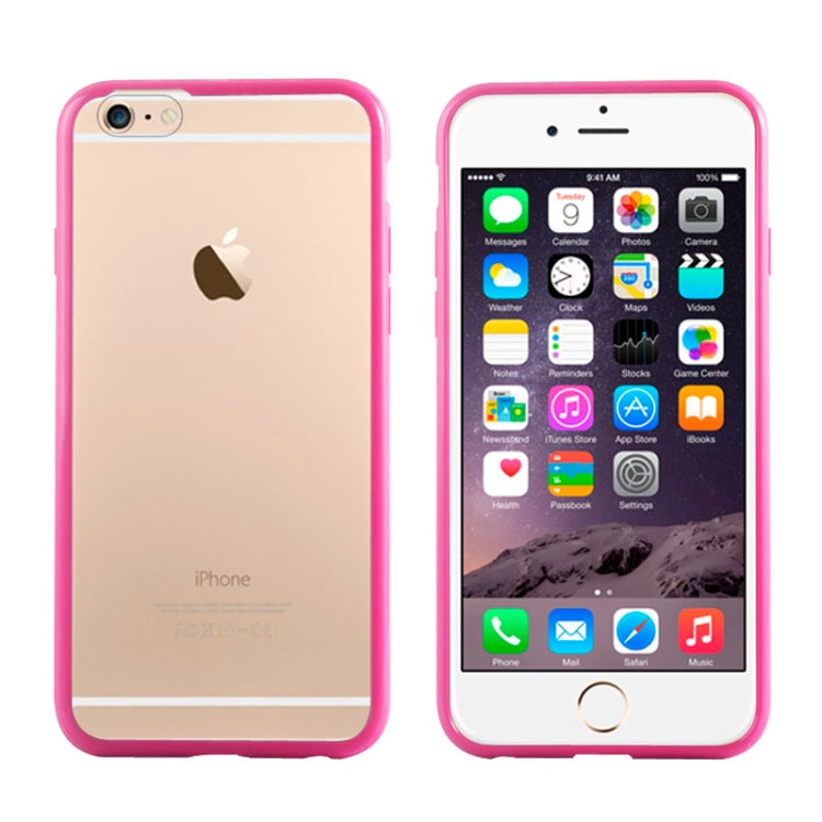 TPU Bumper Frame + Plastic Back Case for iPhone 6 Plus & 6S Plus