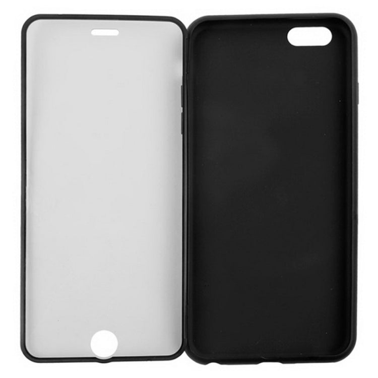 Horizontal Flip Touch Screen Frosted TPU Protection Case for iPhone 6 Plus & 6S Plus