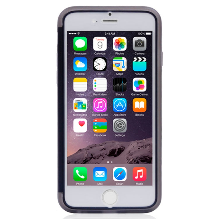 Horizontal Flip Touch Screen Frosted TPU Protection Case for iPhone 6 Plus & 6S Plus