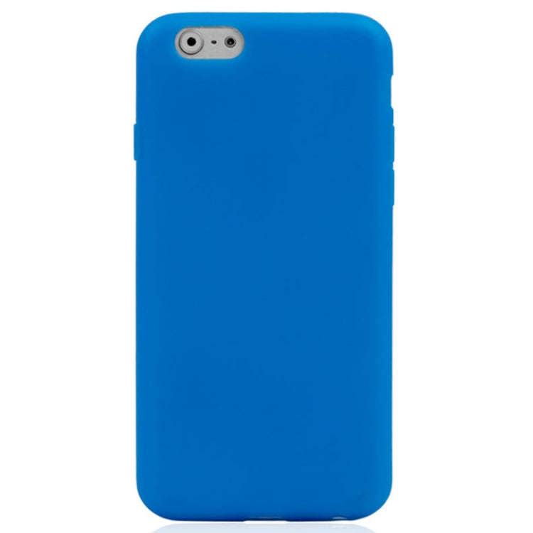 Horizontal Flip Touch Screen Frosted TPU Protection Case for iPhone 6 Plus & 6S Plus