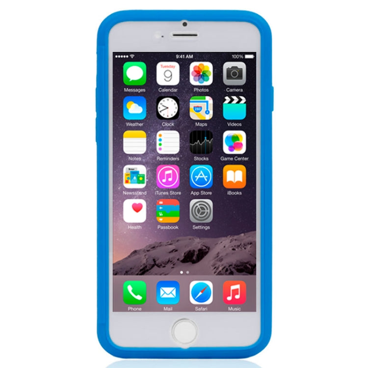Horizontal Flip Touch Screen Frosted TPU Protection Case for iPhone 6 Plus & 6S Plus