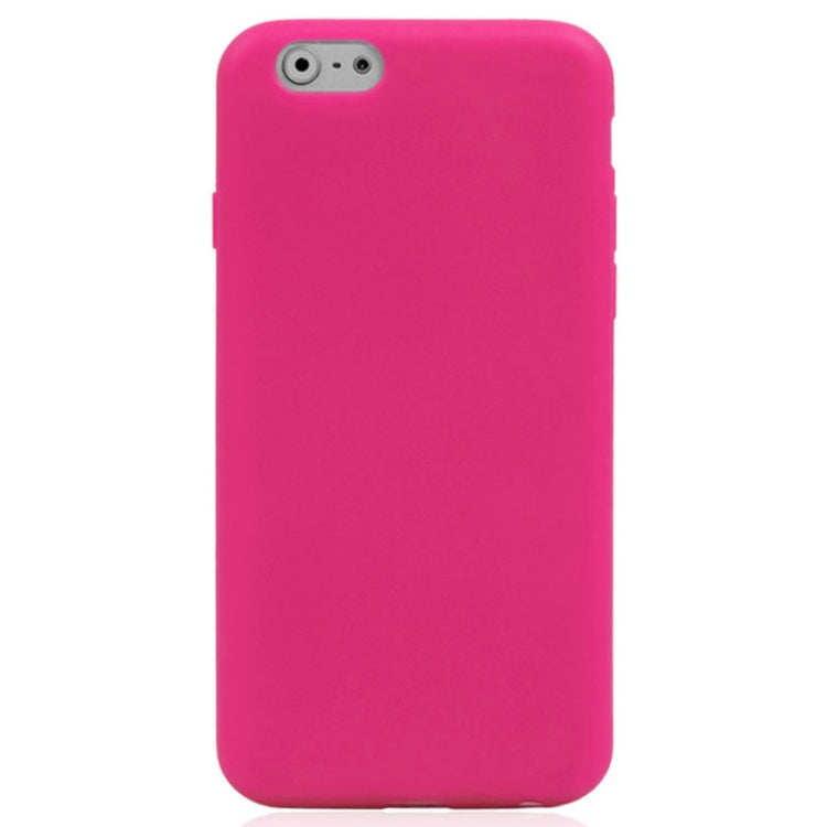 Horizontal Flip Touch Screen Frosted TPU Protection Case for iPhone 6 Plus & 6S Plus