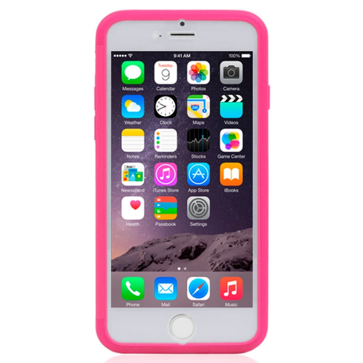 Horizontal Flip Touch Screen Frosted TPU Protection Case for iPhone 6 Plus & 6S Plus
