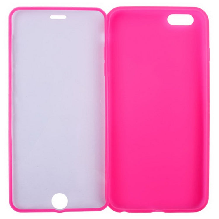 Horizontal Flip Touch Screen Frosted TPU Protection Case for iPhone 6 Plus & 6S Plus