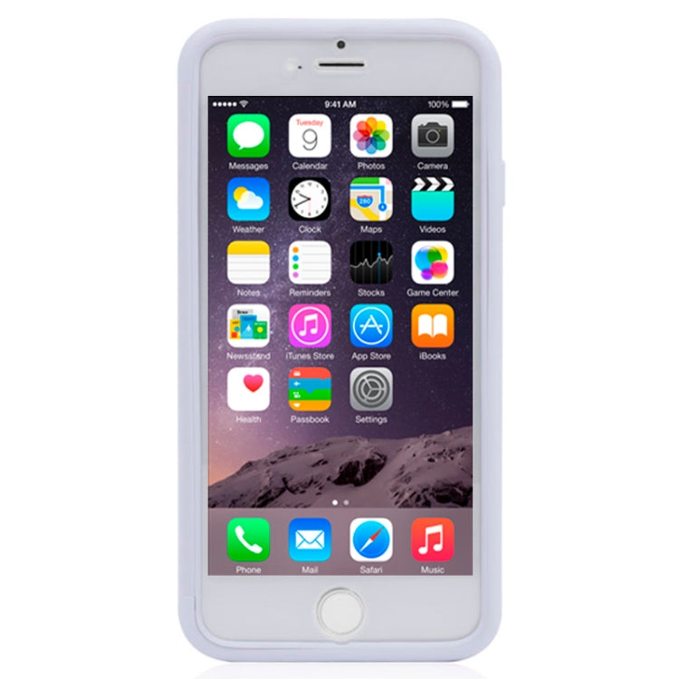 Horizontal Flip Touch Screen Frosted TPU Protection Case for iPhone 6 Plus & 6S Plus