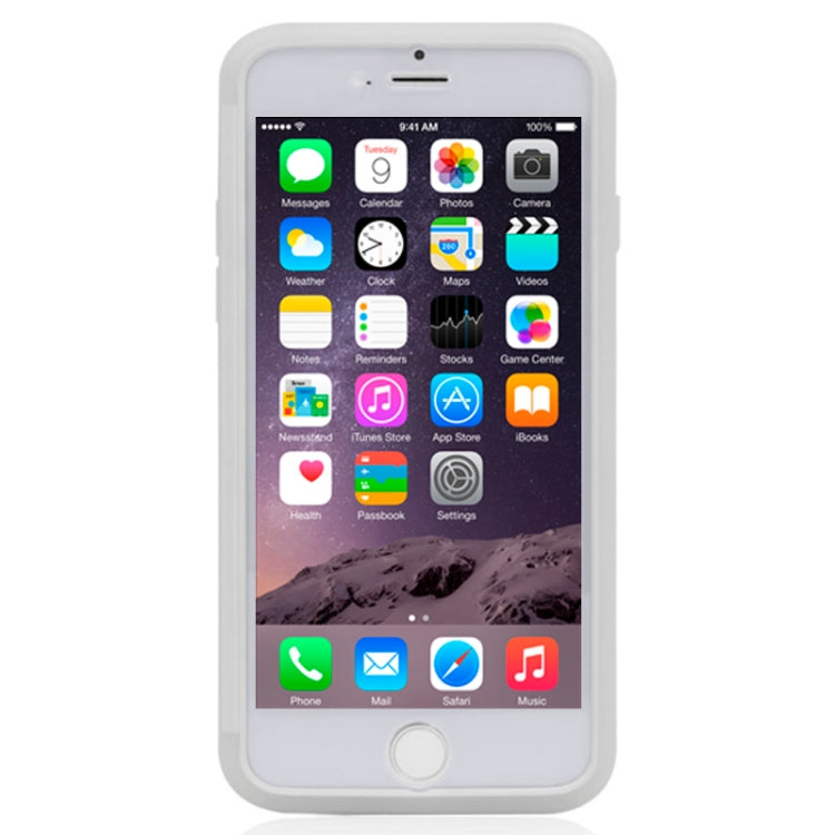 Horizontal Flip Touch Screen Frosted TPU Protection Case for iPhone 6 Plus & 6S Plus