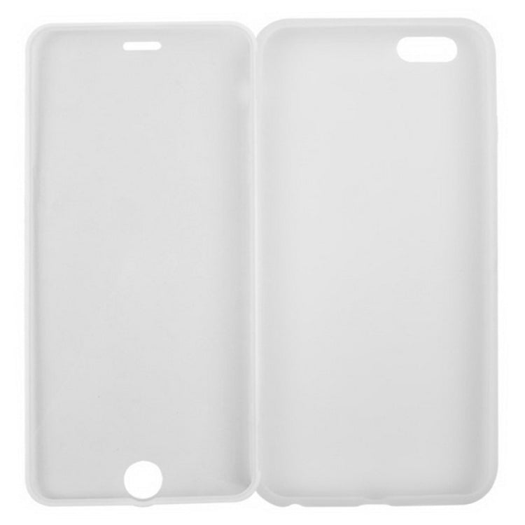 Horizontal Flip Touch Screen Frosted TPU Protection Case for iPhone 6 Plus & 6S Plus