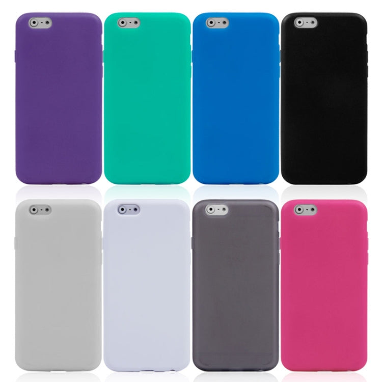 Horizontal Flip Touch Screen Frosted TPU Protection Case for iPhone 6 Plus & 6S Plus