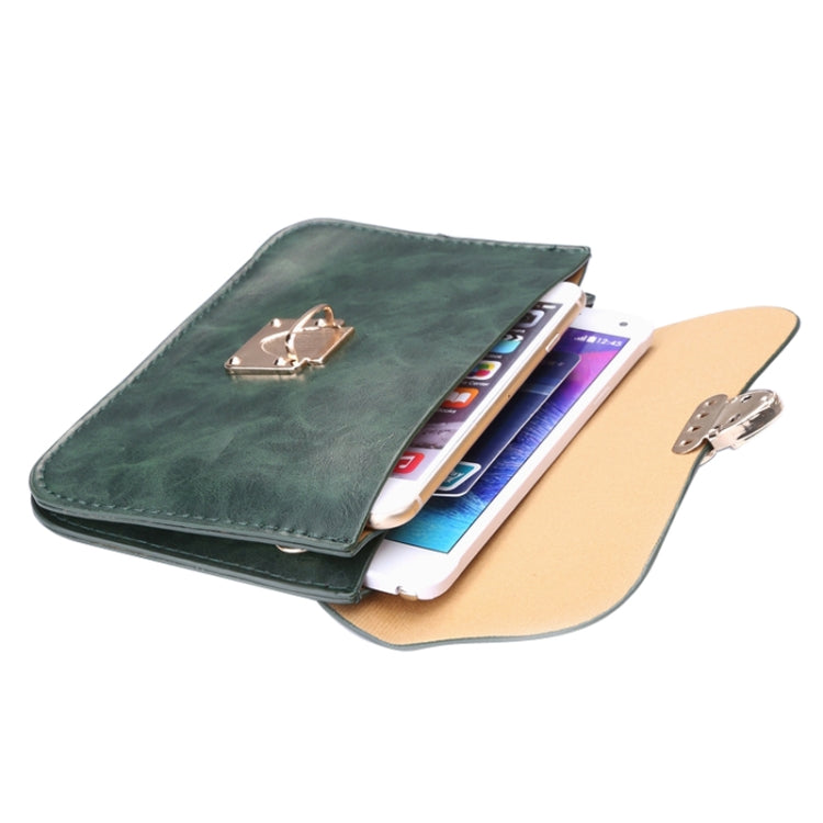 Universal Crazy Horse Texture Horizontal Three Layer Multi-function Leather Shoulder Bag for iPhone 6 Plus & 6S Plus