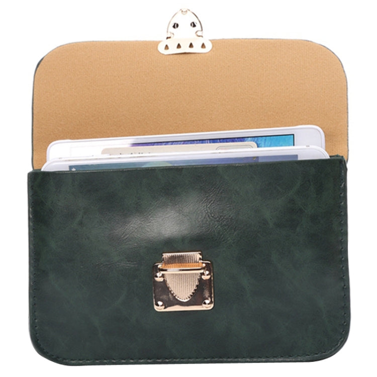 Universal Crazy Horse Texture Horizontal Three Layer Multi-function Leather Shoulder Bag for iPhone 6 Plus & 6S Plus