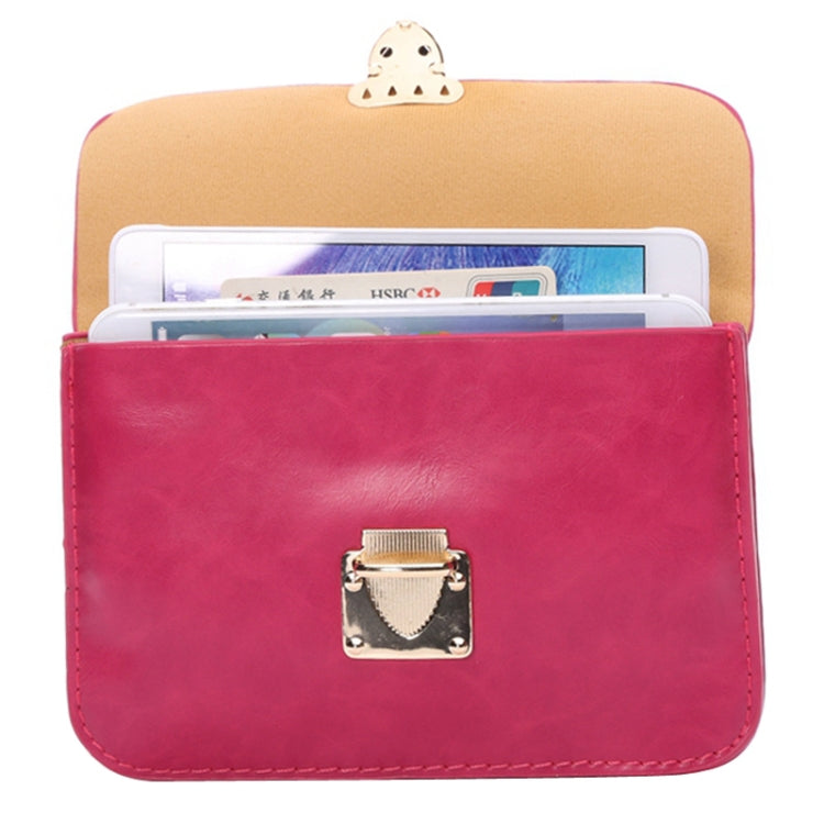 Universal Crazy Horse Texture Horizontal Three Layer Multi-function Leather Shoulder Bag for iPhone 6 Plus & 6S Plus