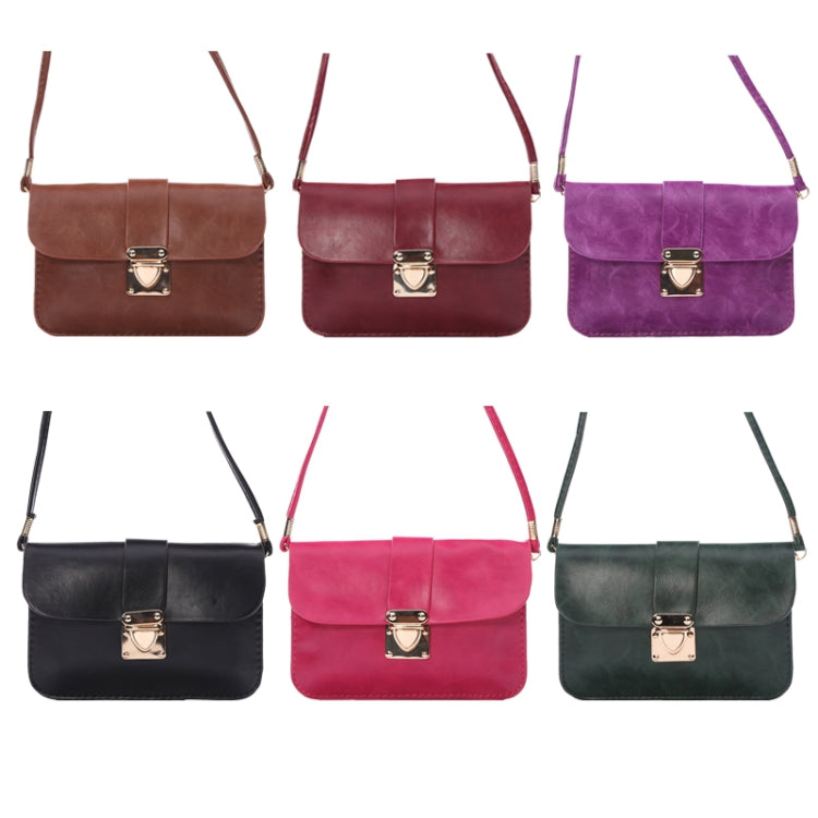 Universal Crazy Horse Texture Horizontal Three Layer Multi-function Leather Shoulder Bag for iPhone 6 Plus & 6S Plus