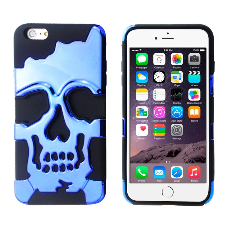 Skull Pattern Silicone + Plastic Combination Case for iPhone 6 Plus & 6S Plus