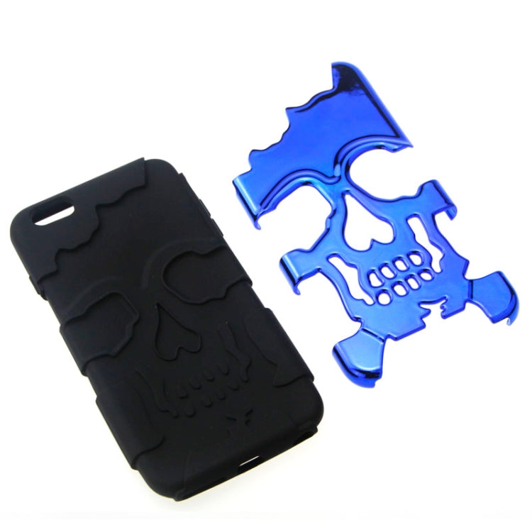 Skull Pattern Silicone + Plastic Combination Case for iPhone 6 Plus & 6S Plus