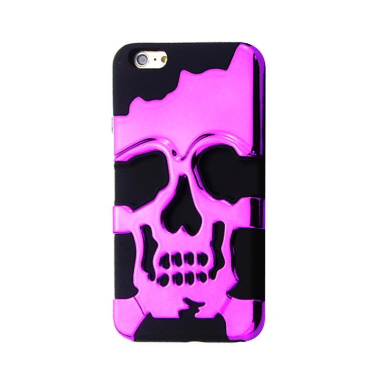 Skull Pattern Silicone + Plastic Combination Case for iPhone 6 Plus & 6S Plus