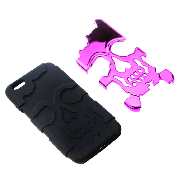 Skull Pattern Silicone + Plastic Combination Case for iPhone 6 Plus & 6S Plus