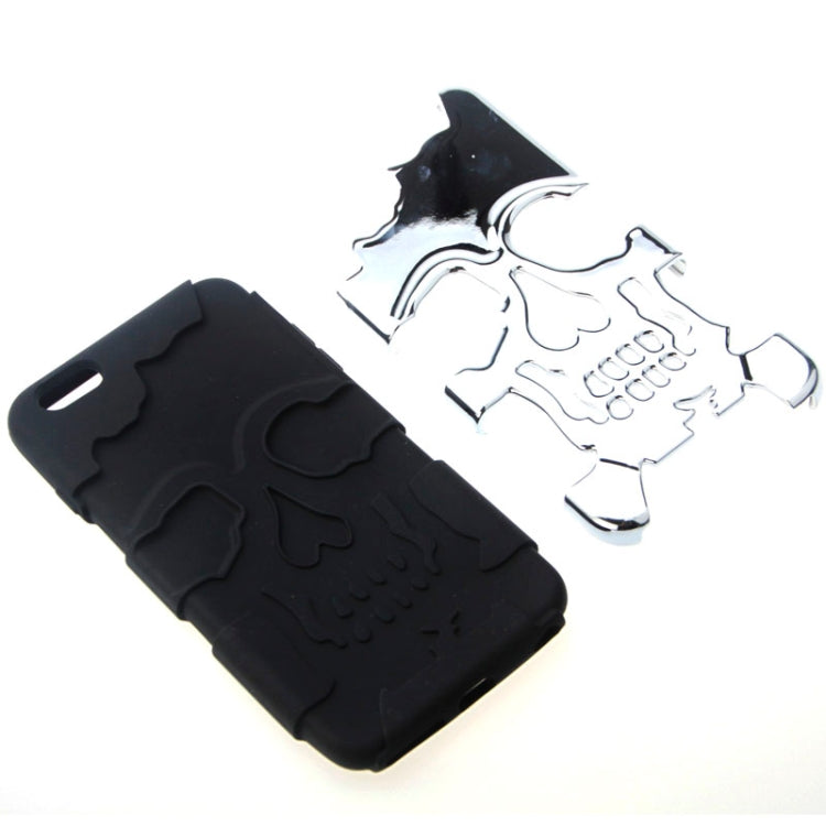 Skull Pattern Silicone + Plastic Combination Case for iPhone 6 Plus & 6S Plus