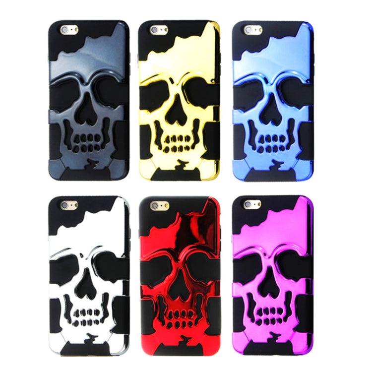 Skull Pattern Silicone + Plastic Combination Case for iPhone 6 Plus & 6S Plus