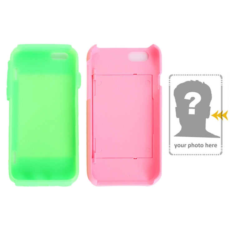 Plastic + Silicone Combination Case with Holder & Card Slot for iPhone 6 Plus & 6S Plus