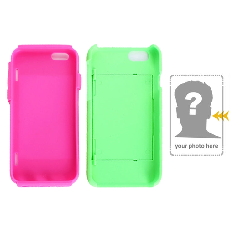 Plastic + Silicone Combination Case with Holder & Card Slot for iPhone 6 Plus & 6S Plus