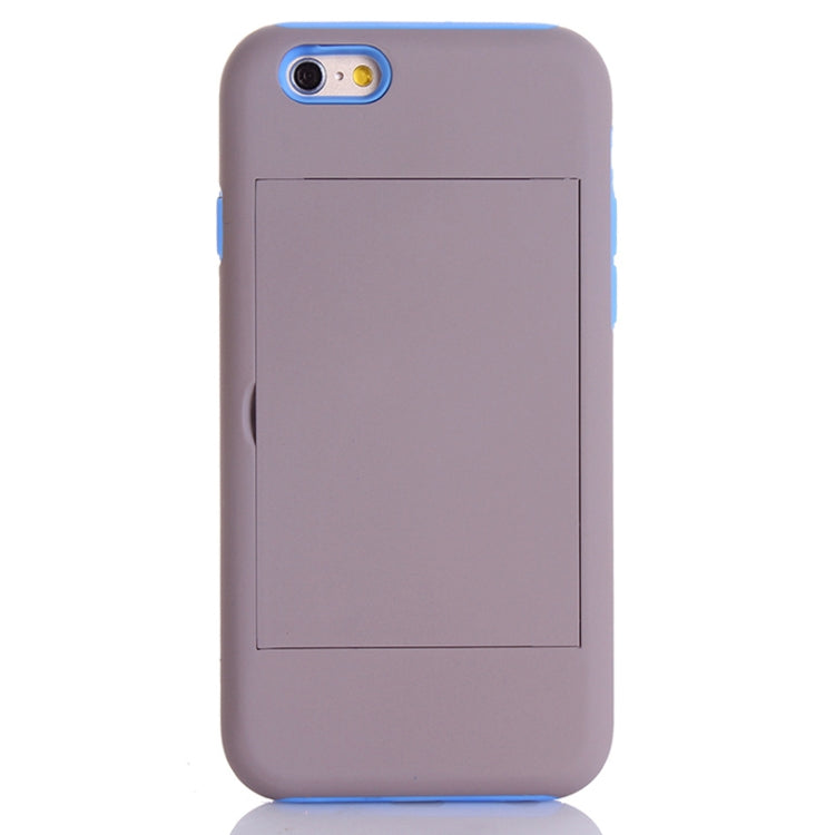 Plastic + Silicone Combination Case with Holder & Card Slot for iPhone 6 Plus & 6S Plus
