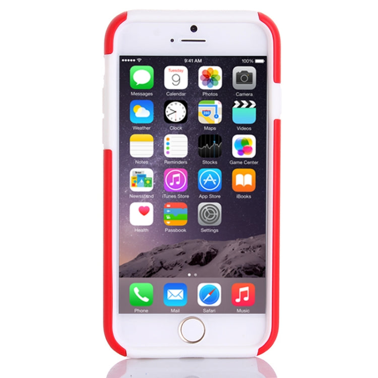 Plastic + Silicone Combination Case with Holder & Card Slot for iPhone 6 Plus & 6S Plus
