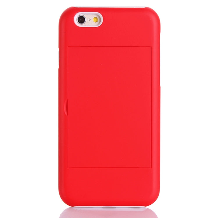Plastic + Silicone Combination Case with Holder & Card Slot for iPhone 6 Plus & 6S Plus
